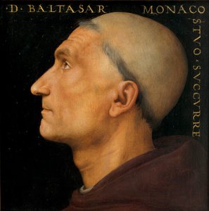 Baldassarre szerzetes portréja. alkotó: Perugino