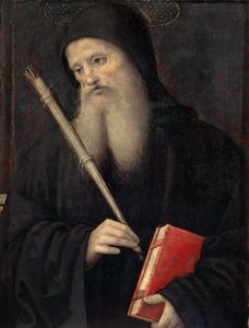 Szent Benedek Predella a San Pietro Polyptych, c. 1497.
