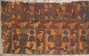 Ruha istenekkel és madarakkal, Tiahuanaco kultúra (textil)