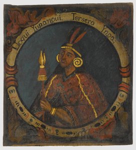 Lloque Yupanqui, 3. inka király, 18. század közepe alkotó: Peruvian School