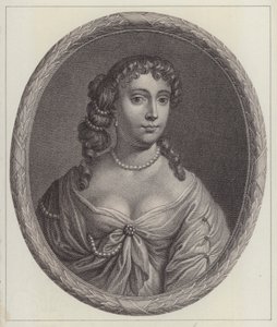 Anne Hyde, York hercegnője, II. Jakab király első felesége (metszet)