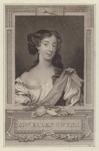 Nell Gwyn, II. Károly király szeretője (metszet)