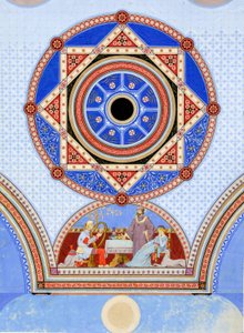 Ottawa Operaház, Ottawa, Illinois, Wall Stencil Design, c. 1875.