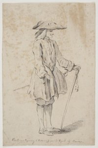 Holberg figura. Gert Londemann Pedro szerepében a Don Ranudóban alkotó: Peter Cramer
