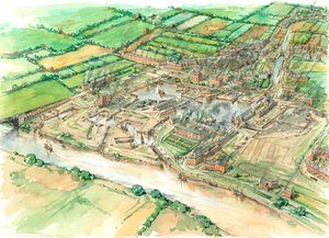 Stourport fejlesztése c1809, c1980-2010 alkotó: Peter Dunn