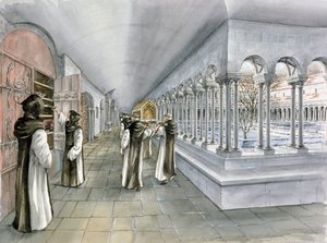 Rievaulx apátság, 13. század, 1990-2010 alkotó: Peter Dunn