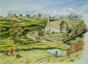 Wharram Percy középkori falu, 12. század vége, 1990-2010
