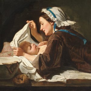Anya és gyermeke, 1833