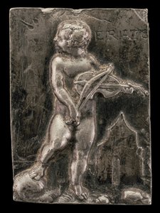 Egy puttó, amely a Muse Erato-t szimbolizálja, c. 1540.