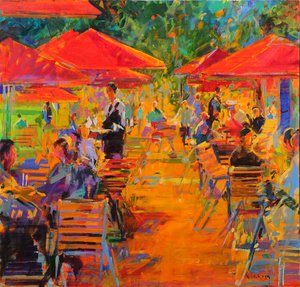 A Tuileries-kert alkotó: Peter Graham (Contemporary)