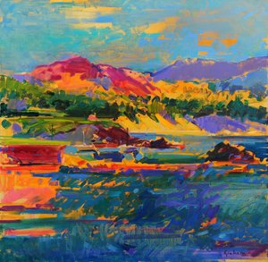 Pebble Beach Carmel felé alkotó: Peter Graham (Contemporary)
