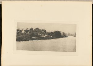 Brickfield a Bure folyón. [Norfolk.] alkotó: Peter Henry Emerson