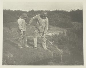 Angolnaszedés Suffolk Watersben alkotó: Peter Henry Emerson