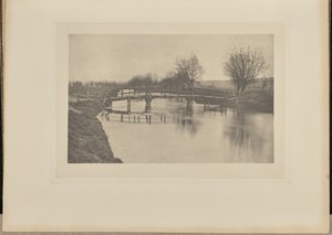 Gyaloghíd Cheshunt közelében alkotó: Peter Henry Emerson