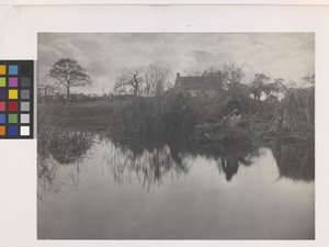 Quanting The Gladdon (platina nyomat az eredeti rögzítésen) alkotó: Peter Henry Emerson