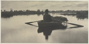 Evezés haza az életről és tájról a Norfolk Broadsban, 1886, XXI. tábla, 1886. alkotó: Peter Henry Emerson