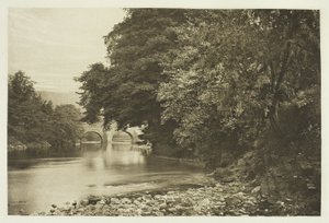 Rowsley Bridge, a Derwent folyó mentén alkotó: Peter Henry Emerson