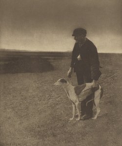 Az orvvadász - Egy nyúl a láthatáron. [Suffolk.] alkotó: Peter Henry Emerson