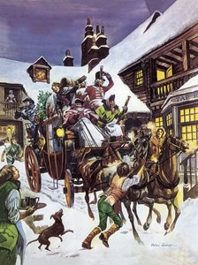 Karácsony napja a 18. században alkotó: Peter Jackson
