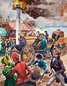 George Stephenson és a rakéta alkotó: Peter Jackson