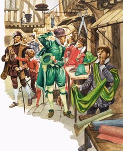 Volt egyszer... piac és utcai kereskedők a Tudor-korban alkotó: Peter Jackson