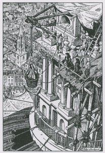 Sir Christopher Wren a kupola haladását vizsgálja alkotó: Peter Jackson