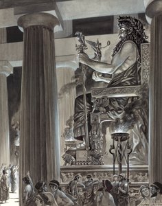 Zeusz szobra Olympiában alkotó: Peter Jackson