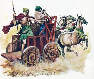 Sumér szekér (színes litho) alkotó: Peter Jackson