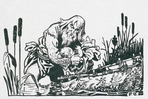 Taliesin, a legnagyobb walesi bárd, akit 1500 évvel ezelőtt találtak meg egy korakelben (litho)