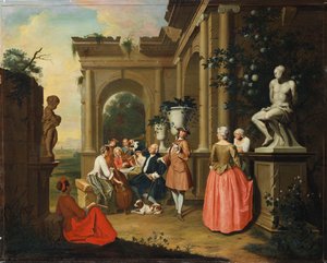 Portico koncertje, 1739 alkotó: Peter Jacob Horemans