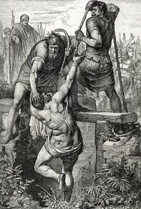 Zenon bizánci császár (425-491) visszatért Konstantinápolyba, amikor Flavius Basiliscus (Baziliszkusz) bitorlót családjával együtt bezárták, 477 (Basiliszkusz halottja egy száraz ciszternába zárva, hogy meghaljon a kitettségtől, Zénó római császár, 477) Dr