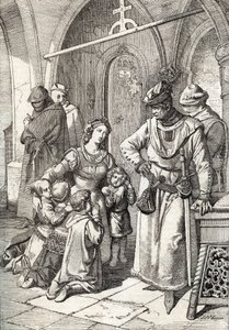 Ines de Castro (1320-1355) nemes hölgy, a portugál I. Péter (I. Pedro) második feleségének meggyilkolása a portugáliai Santa Clara de Coimbra kolostorban 1355 (I. Péter portugál király felesége, Ines Castro meggyilkolása a kolostorban Santa Clara in Co
