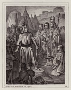 Velence alapítása, 5. század (metszet)