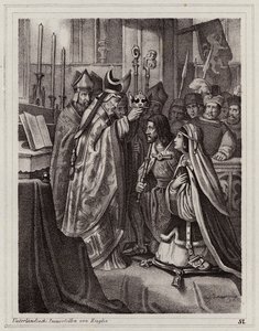II. cseh Ottokár és Kunigunda szlavóniai király házassága alkotó: Peter Johann Nepomuk Geiger