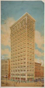 Prairie School felhőkarcoló, Chicago, Illinois, Perspective