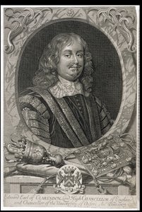 Edward Hyde, Clarendon 1. grófja (1609-74), vésette M. Burg alkotó: Peter Lely