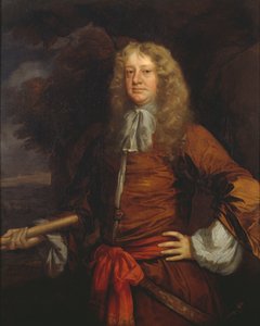 Lowestoft zászlósai: Sir George Ayscue admirális (aktív 1646-1671) alkotó: Peter Lely