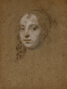 Portré egy hölgy feje, alkotó: Peter Lely