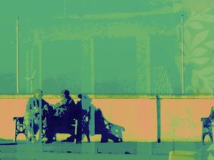 HARTLEPOOL PÁR, 2014 (digitálisan javított fotó) alkotó: Peter McClure