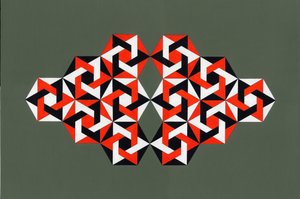 Hexagramok, 2009 (akril, vászon)