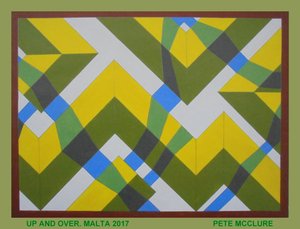 UP AND OVER, 2017, AKRIL PAPÍRRA
