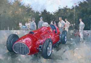 1951-es Ferrari (olaj, vászon)