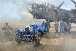Able Mable és a Blue Lagonda (olaj, vászon) alkotó: Peter Miller