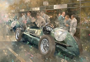 R. Parnell Maserati (olaj, vászon)