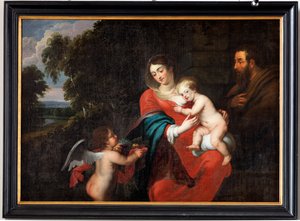 Szent család angyallal, Tsysssens vagy Jacques D