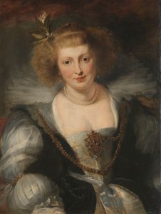 Helena Fourment (1614-1673), a művész második feleségének portréja, 1650 körül (olaj, tábla)