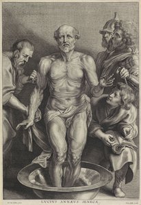 Seneca halála, Alexander Voet II. metszete