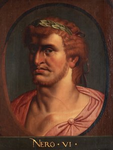 Neron portréja (Nero arcképe mellszobra). Nero vagy Lucius Domitius Ahenobarbus (37-68) Empereur Romain Nero Germanicus par Rubens, Peter Paul