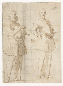 Két tanulmány egy állandó tisztről alkotó: Peter Paul Rubens (possibly)