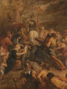 Krisztus a golgotai úton alkotó: Peter Paul Rubens (workshop of)